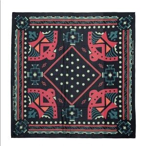 Double D Ranch Wear NEW " Rainbird Night" Thunderbird Phoenix Scarf